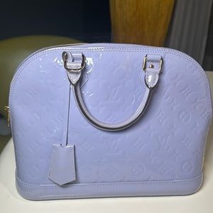 Authentic Louis Vuitton Patent Leather Alma